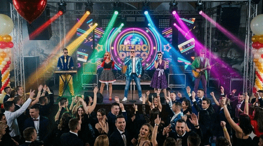 Bakelit Retro Party showműsor céges évzáró rendezvényre