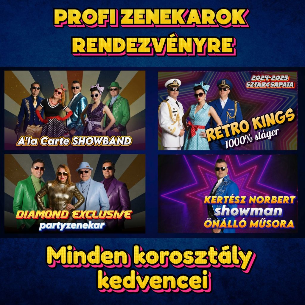 Céges évzáró party 2026-ban prémium élőzenével