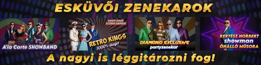 Esküvői zenekar megoldások 2027-re A'la Carte Music Group